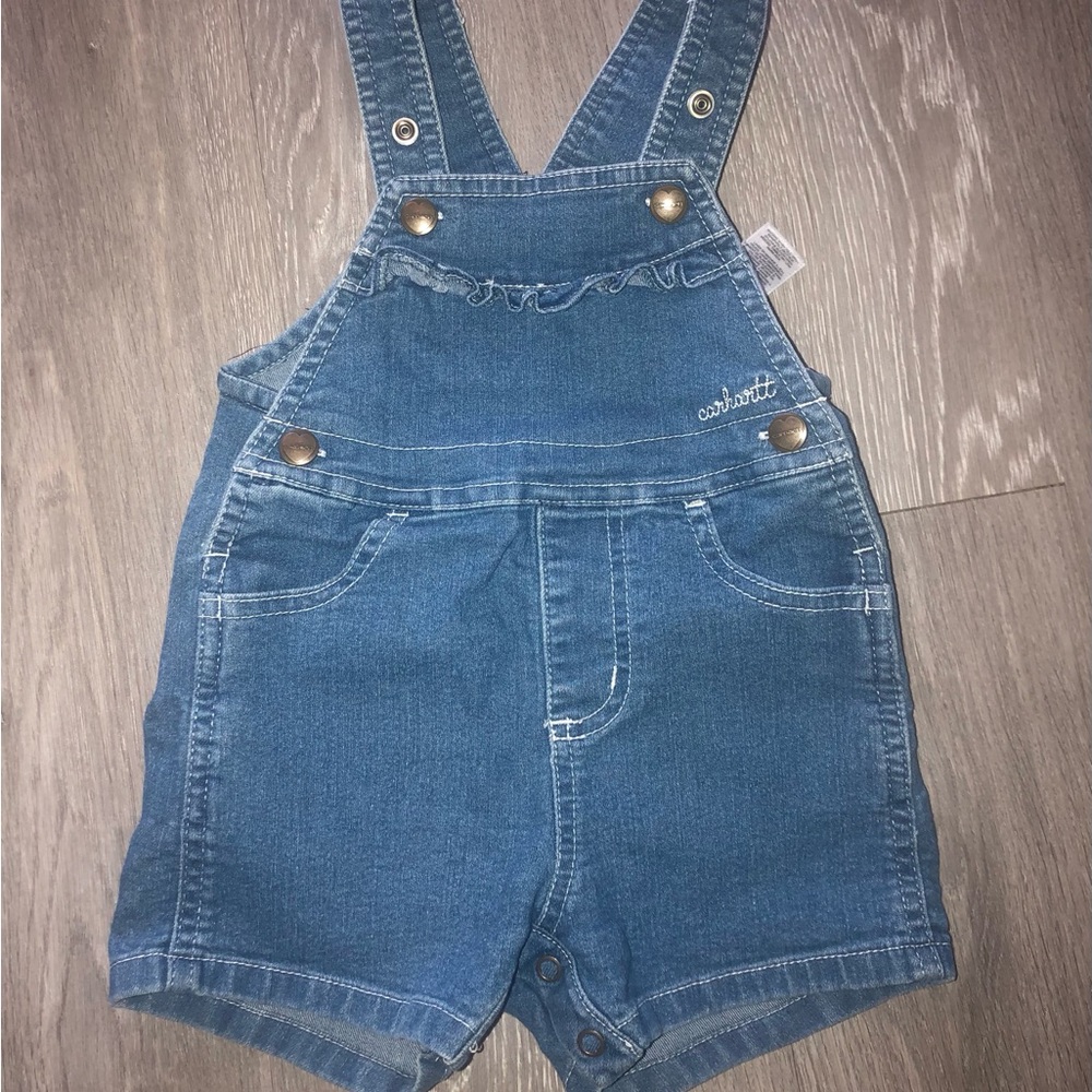 Carhartt Blue Denim Kids Overalls